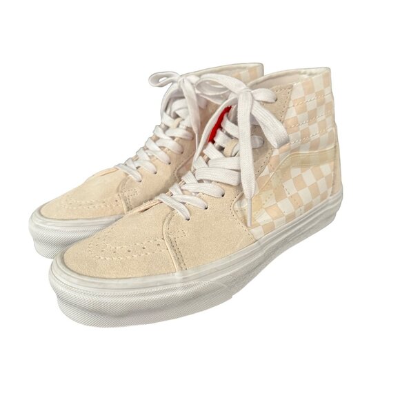 Vans Shoes - Vans SK8-Hi Crystal Sidestripe Checker High Top Sneaker 721356 Sz 7/M 8.5/W NWOB